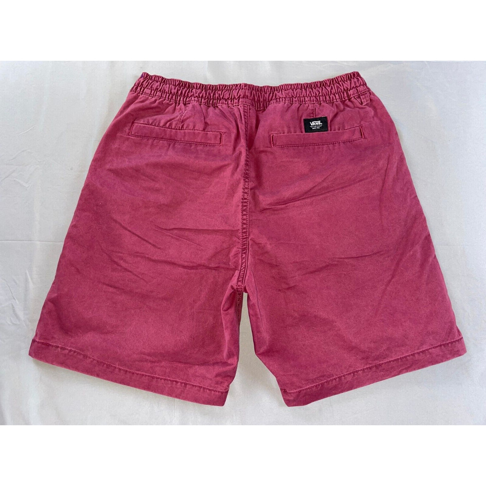 Vans Elastic Waist Jogger Style Chino Skate Shorts. Burgundy, Men's Size M. EUC!